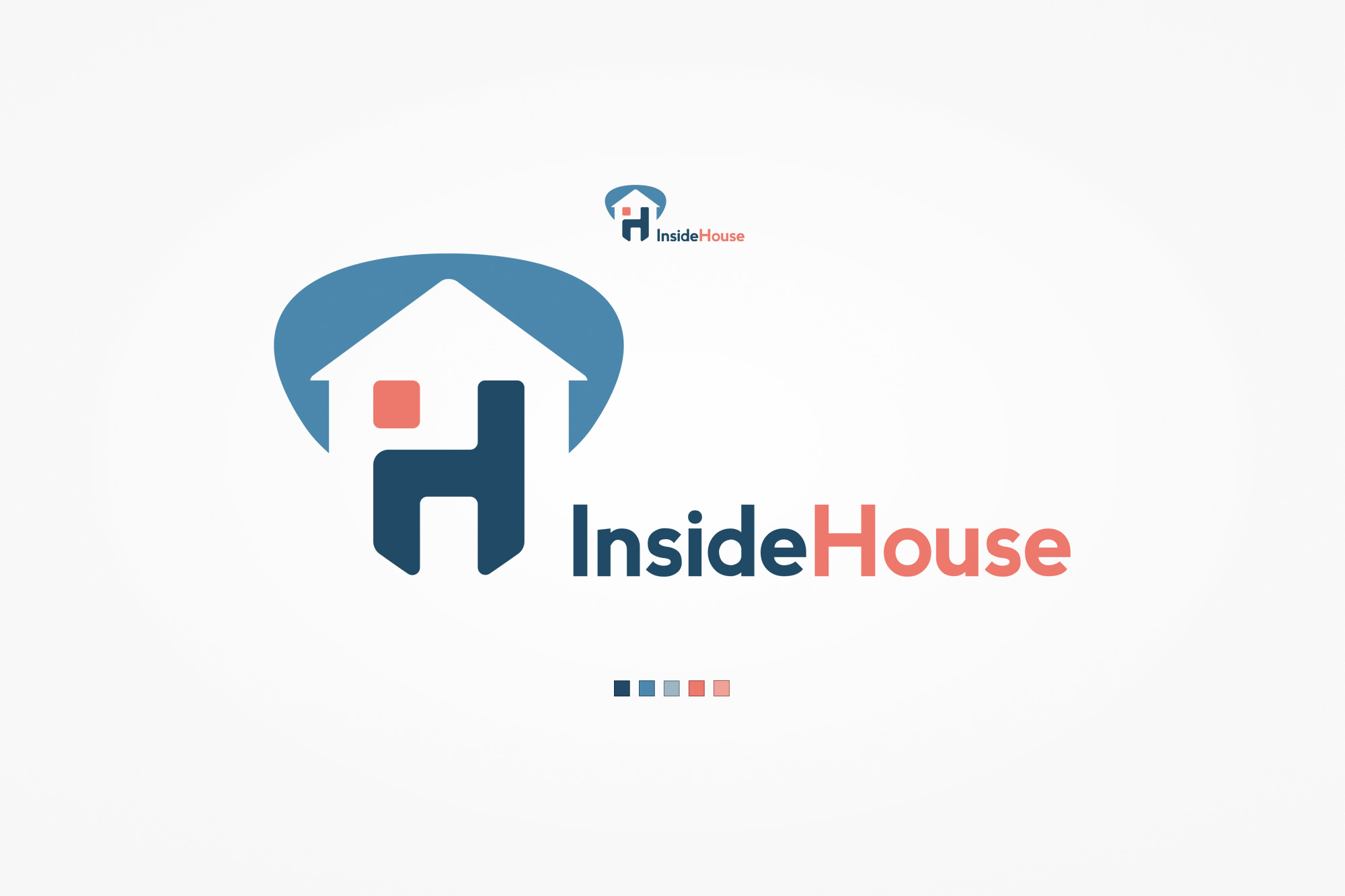 InsideHouse - logo and colour palette