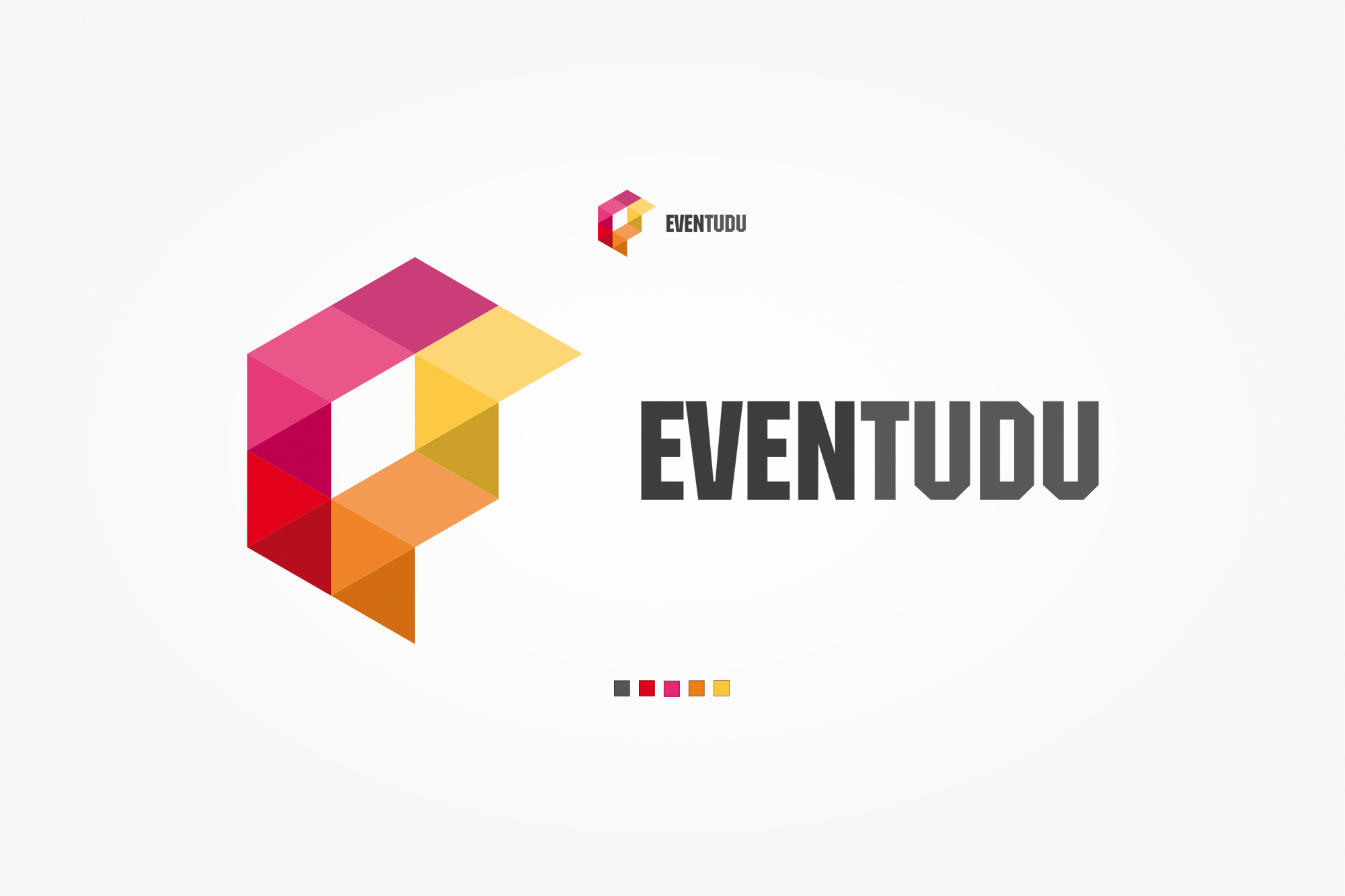 Eventudu - logo with colour palette