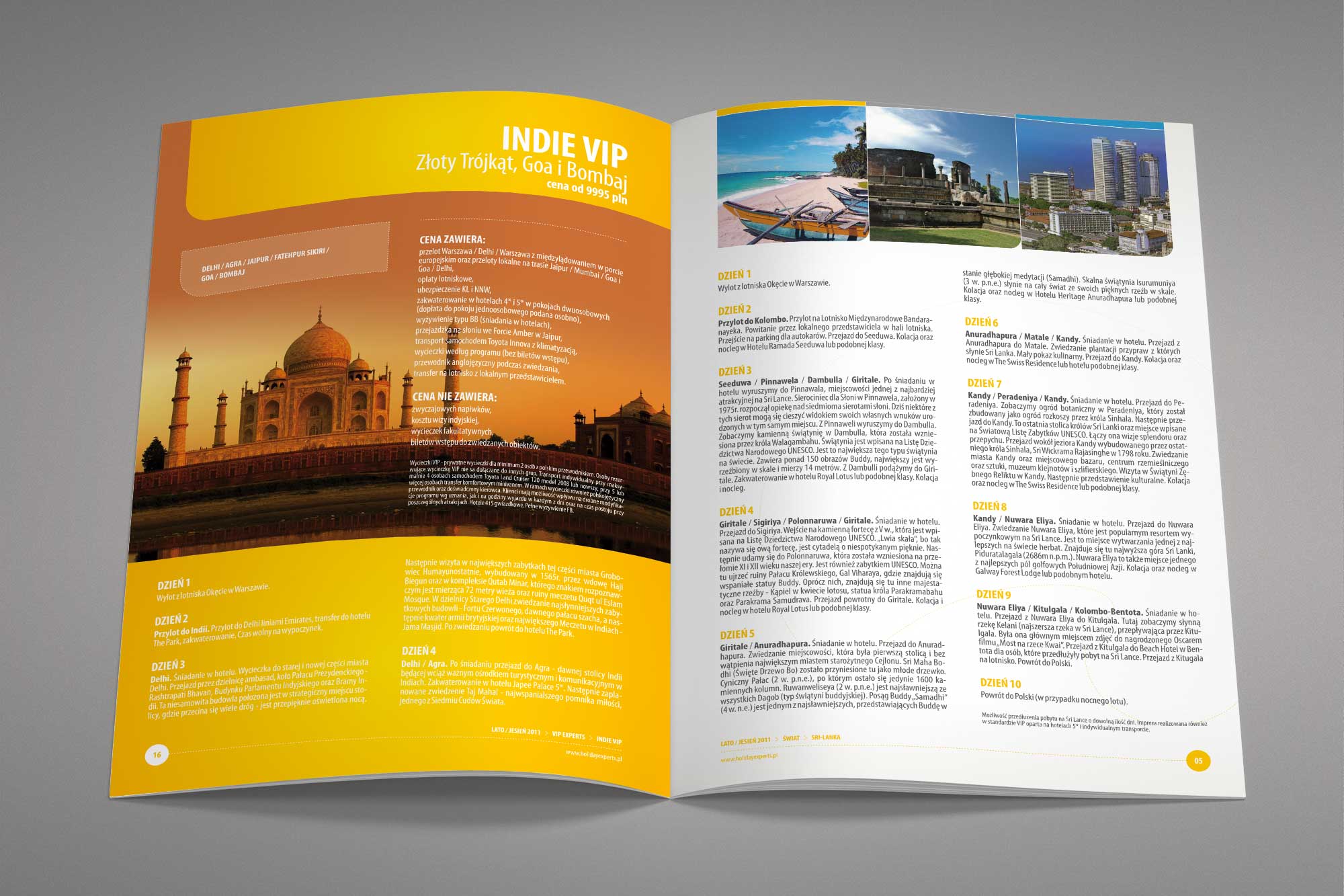 Holiday Experts – Sri Lanka destination spread