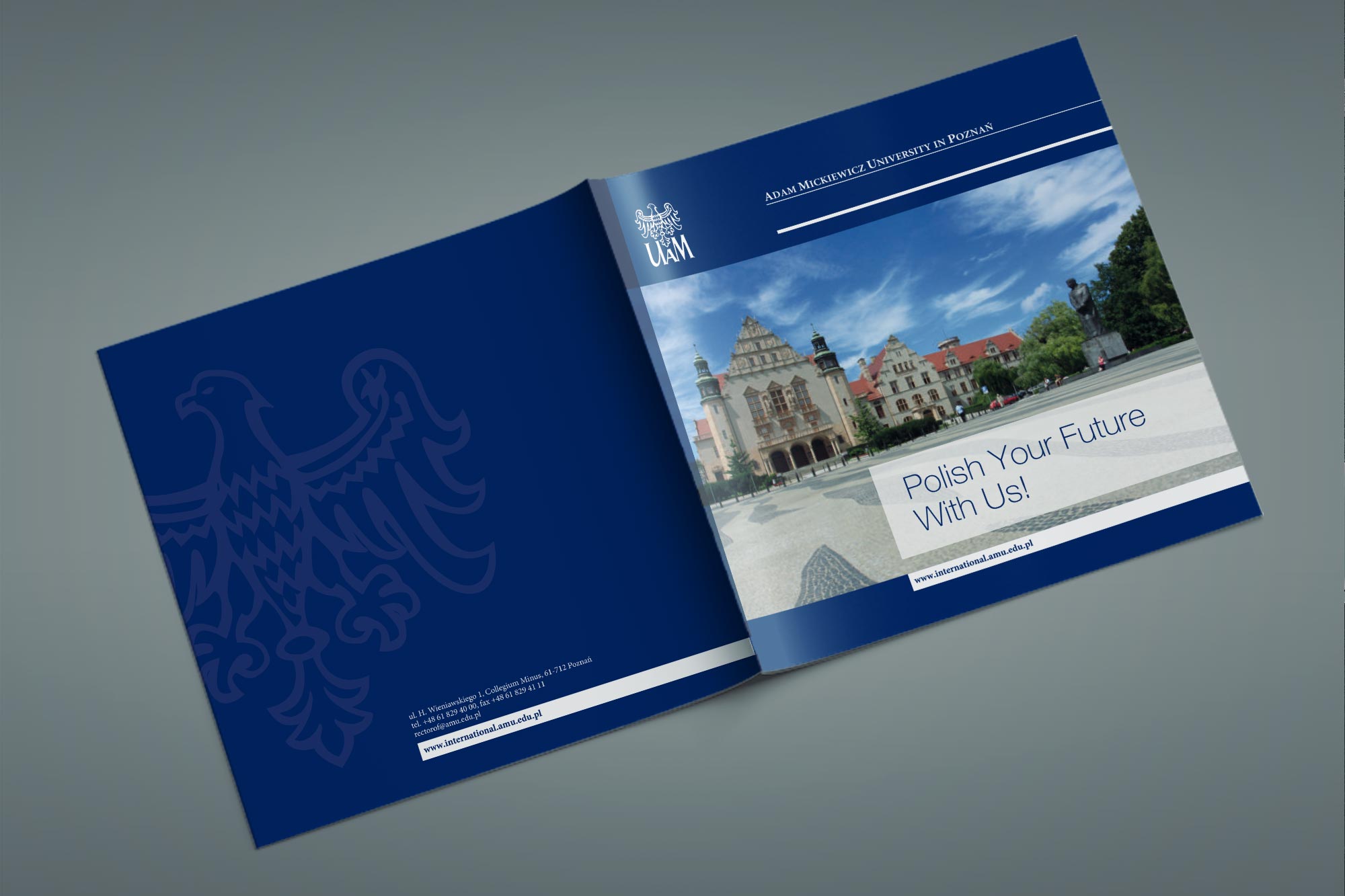 UAM folder - cover with back panel