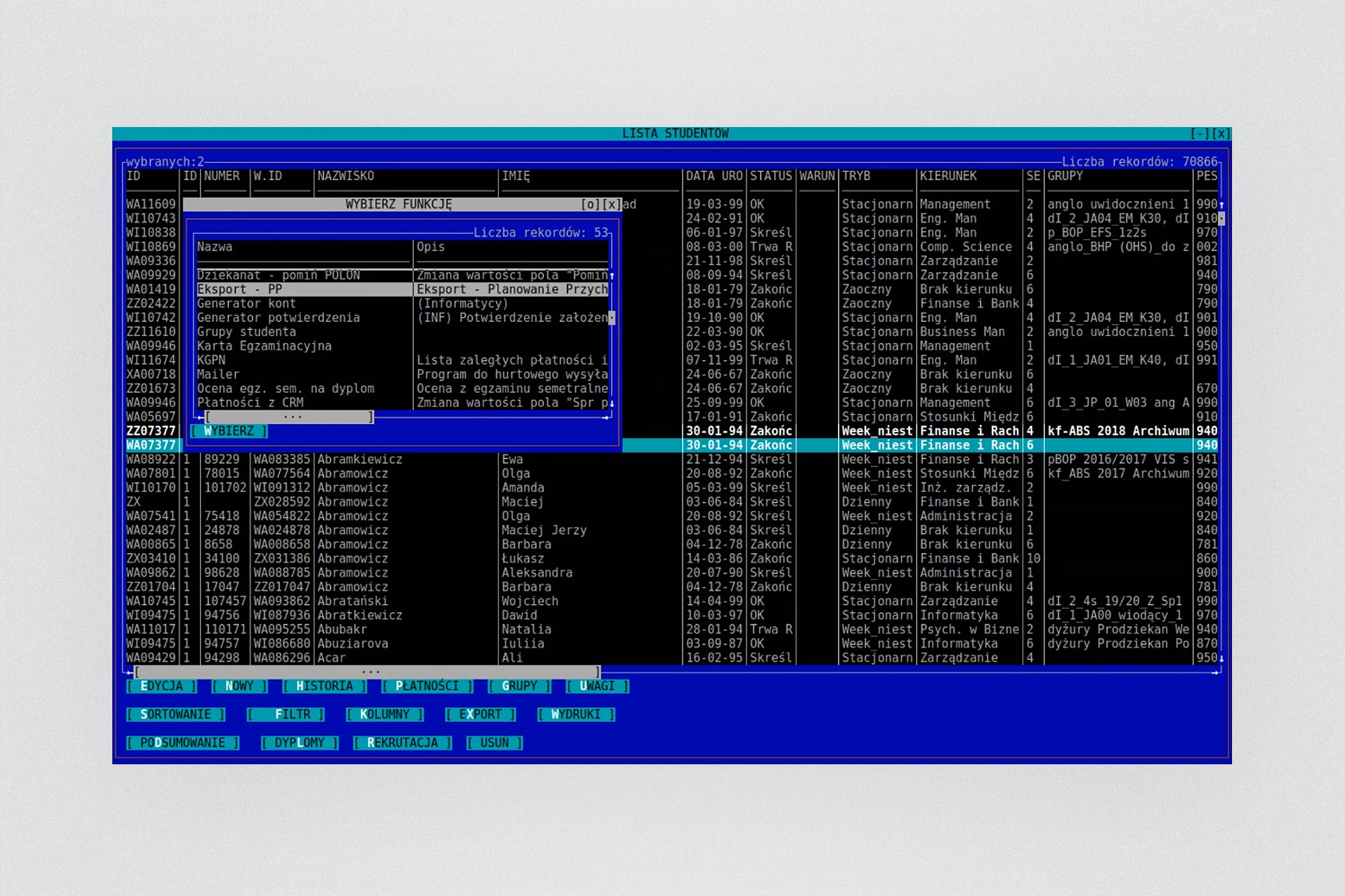 Legacy Experia system